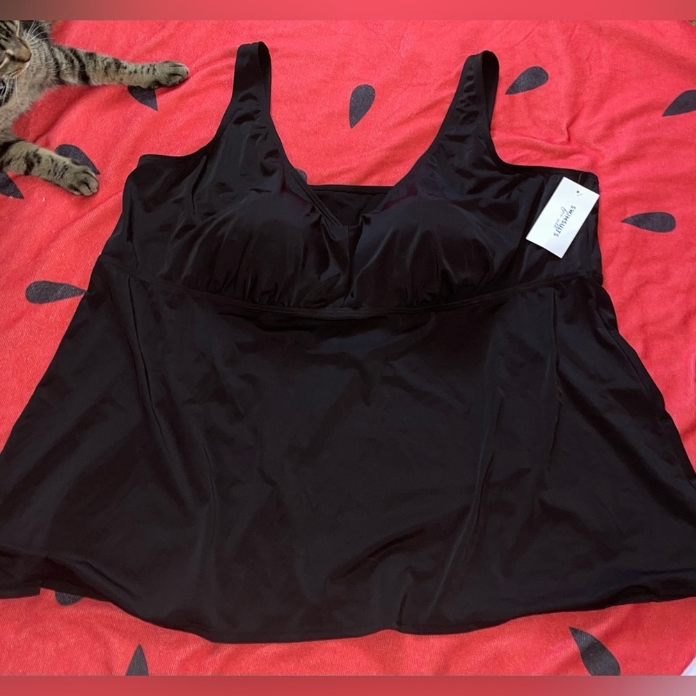 Swimsuits for all black tankini